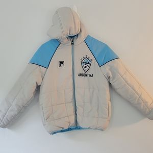 Youth Med (10/12) Fila Argentina World Cup puffer jacket